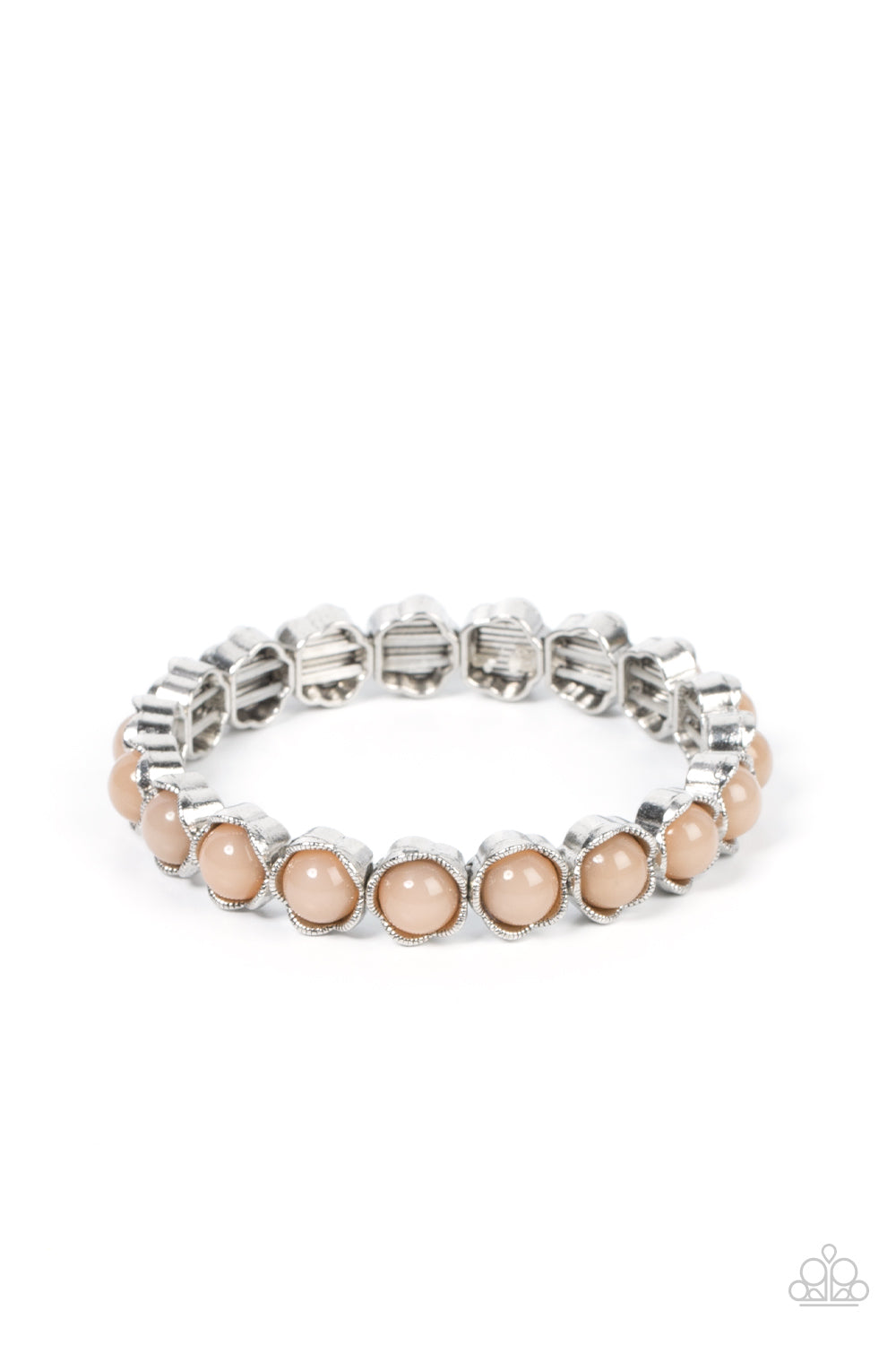 Paparazzi - Lets be Buds - Brown Bracelet