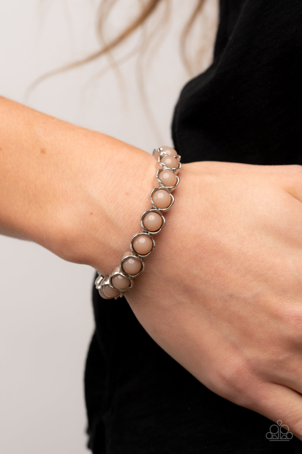 Paparazzi - Lets be Buds - Brown Bracelet