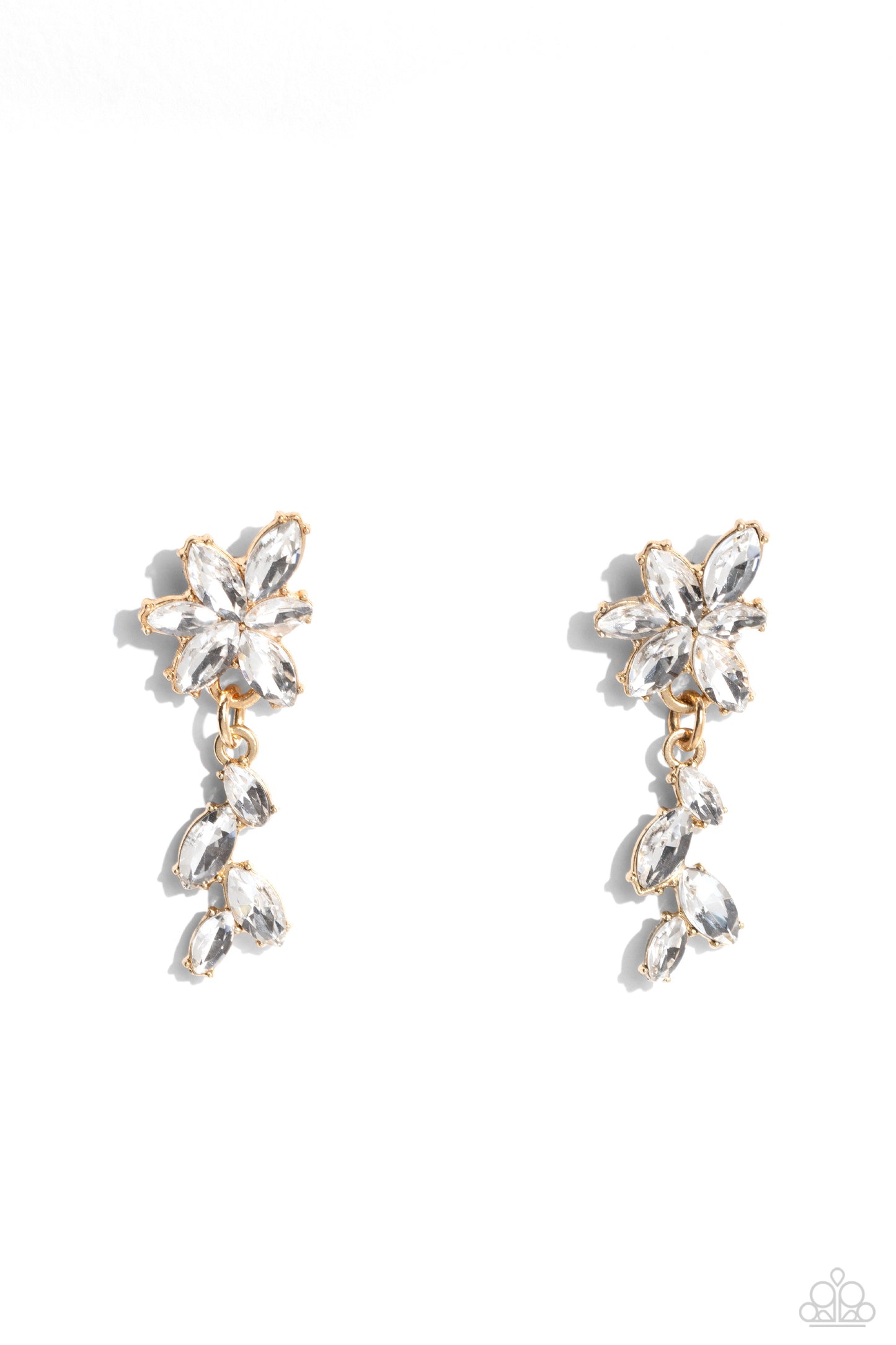 Paparazzi - Goddess Grove - Gold Earrings