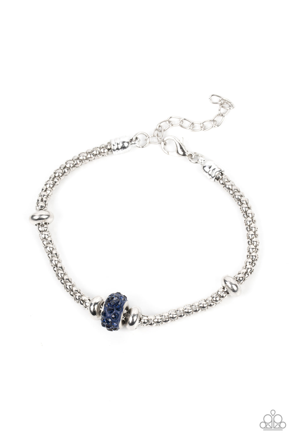Paparazzi - Downtown Decoupage - Blue Bracelet