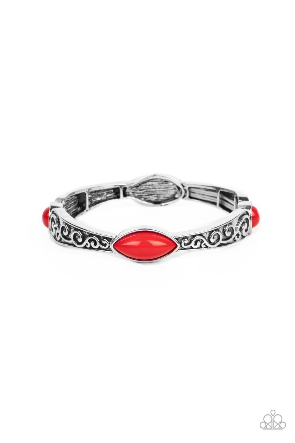 Paparazzi - Veranda Variety - Red Bracelet