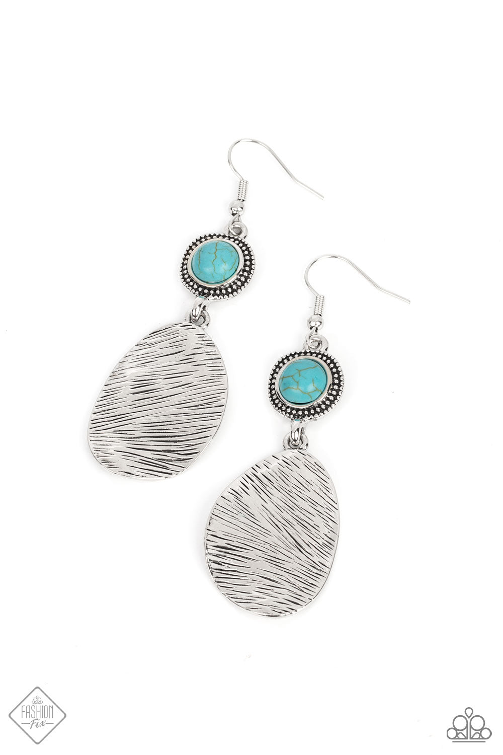 HOMESTEAD on the Range - Turquoise Earrings -Paparazzi