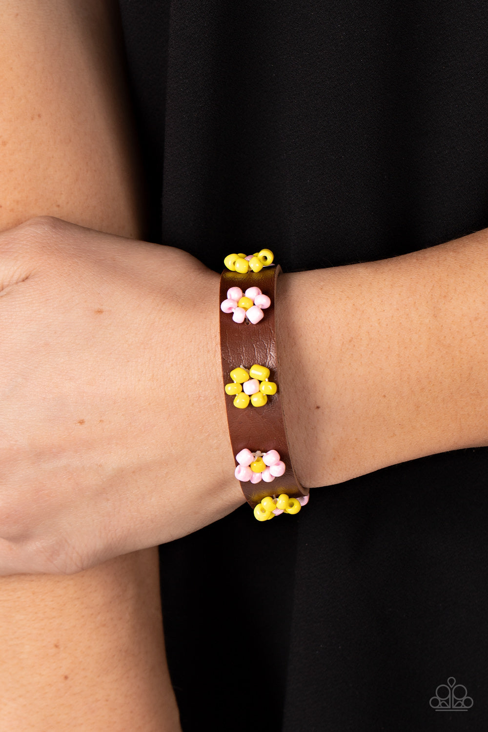 Paparazzi - Flowery Frontier - Pink Urban Bracelet