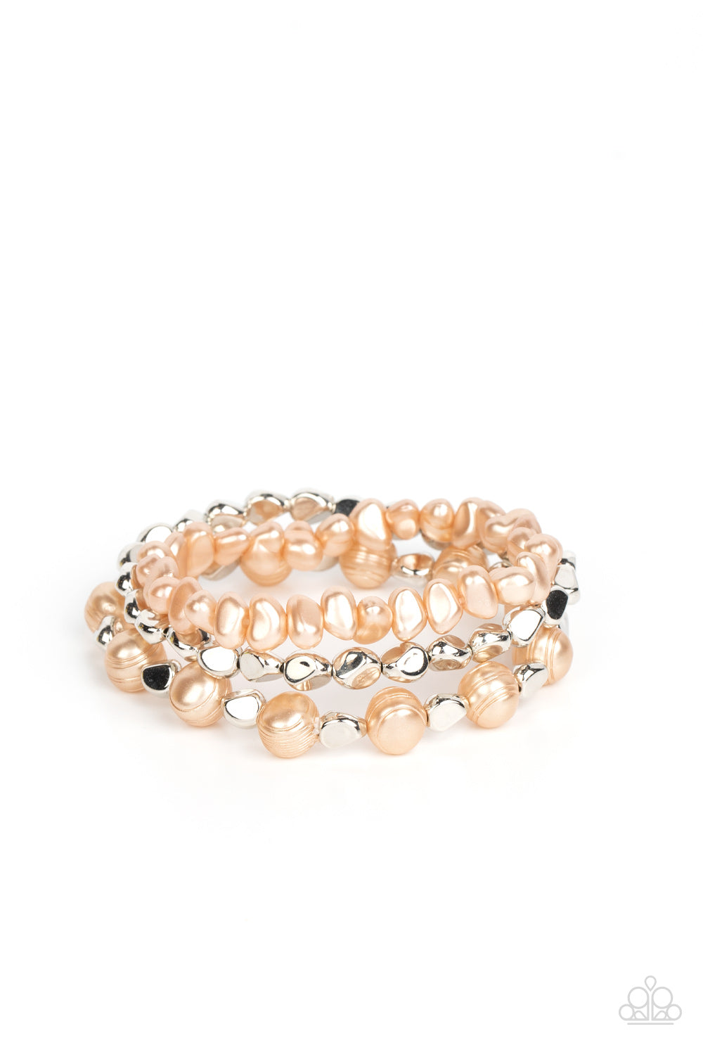 Paparazzi - Shoreside Soiree - Brown Bracelet