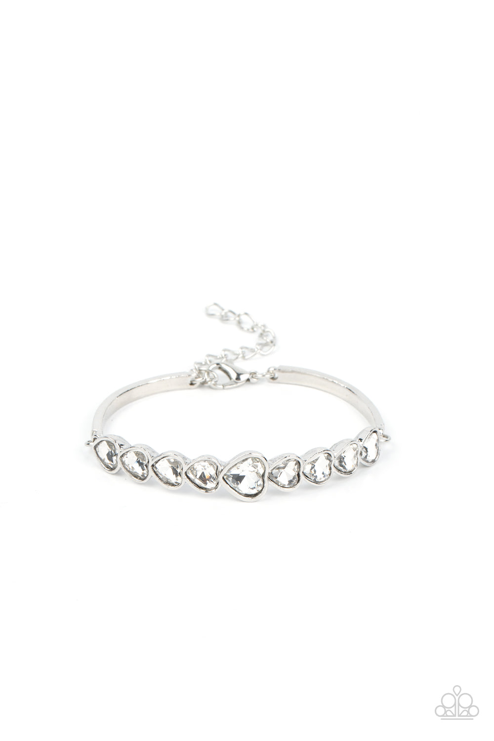 Lusty Luster - White Bracelet - Paparazzi