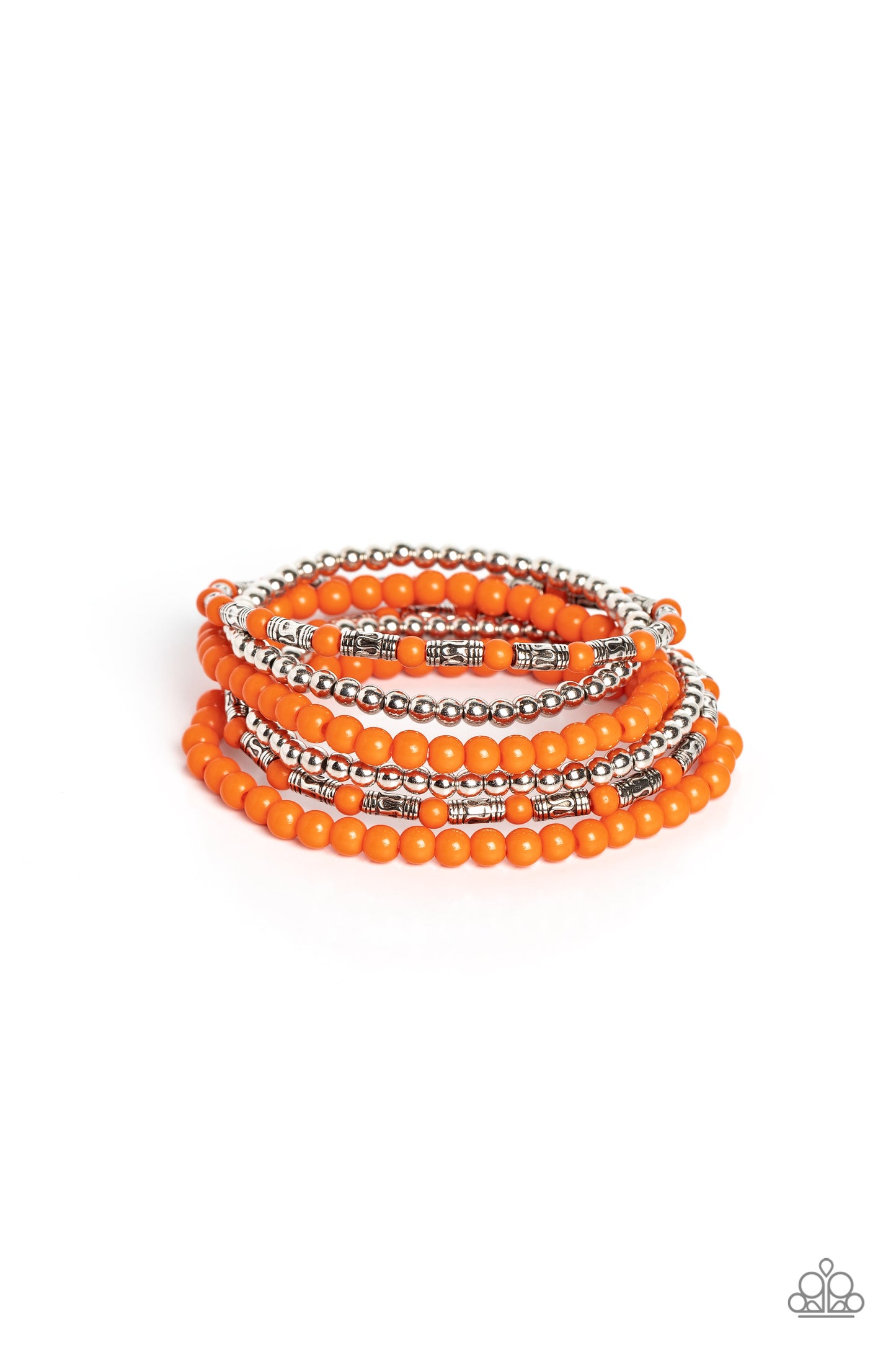 Paparazzi - Mythical Magic - Orange Bracelet