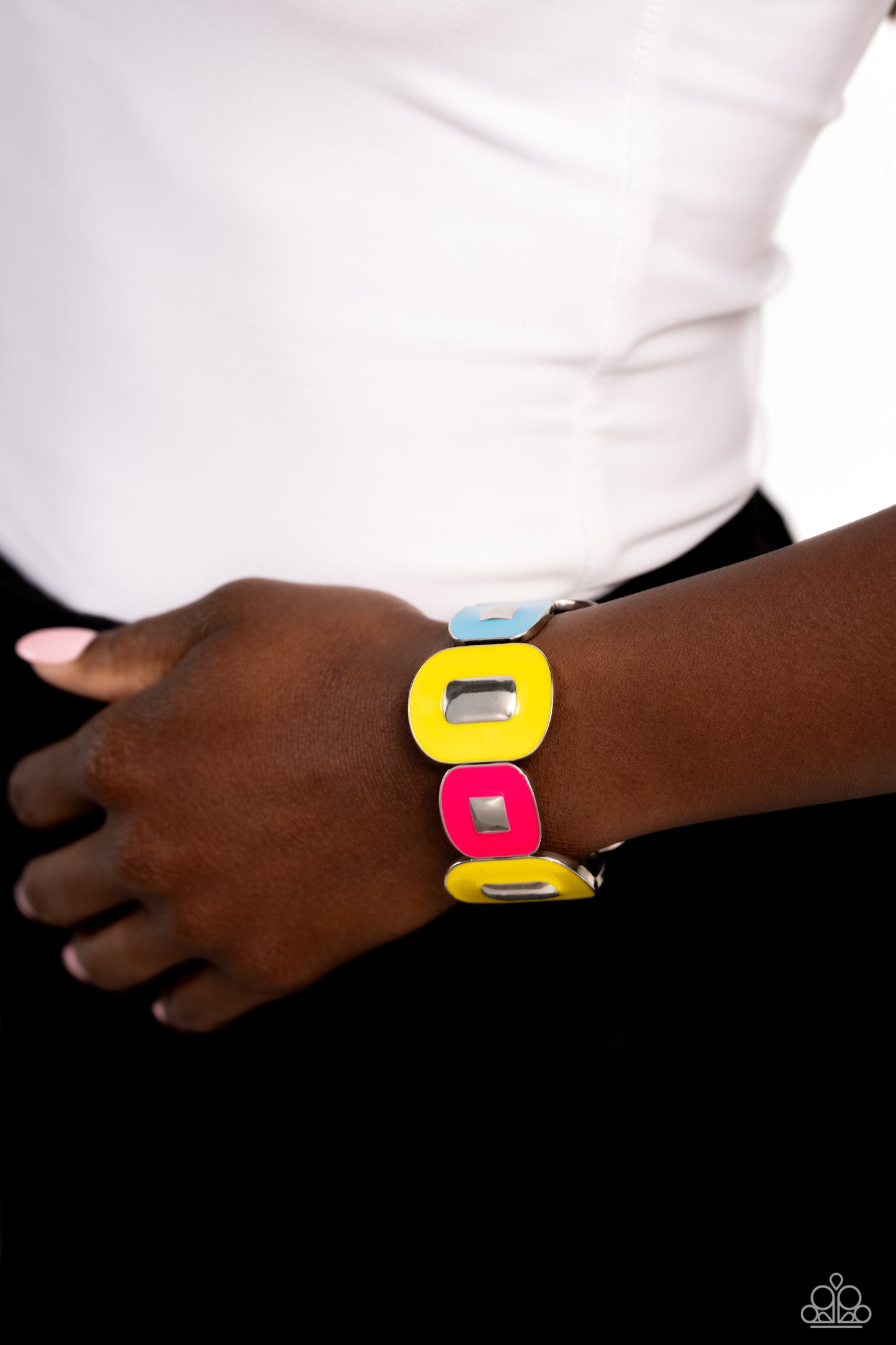Paparazzi - Painted Pairing - Multi-Color Bracelet