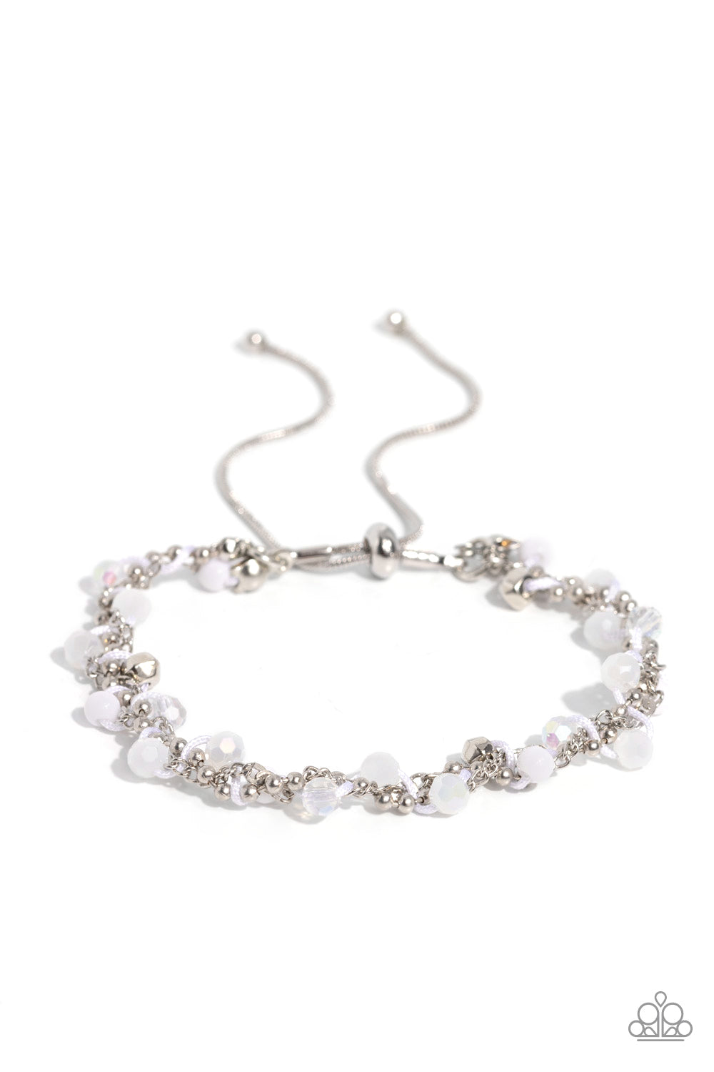 Paparazzi - Show-Stopping Sass - White Bracelet