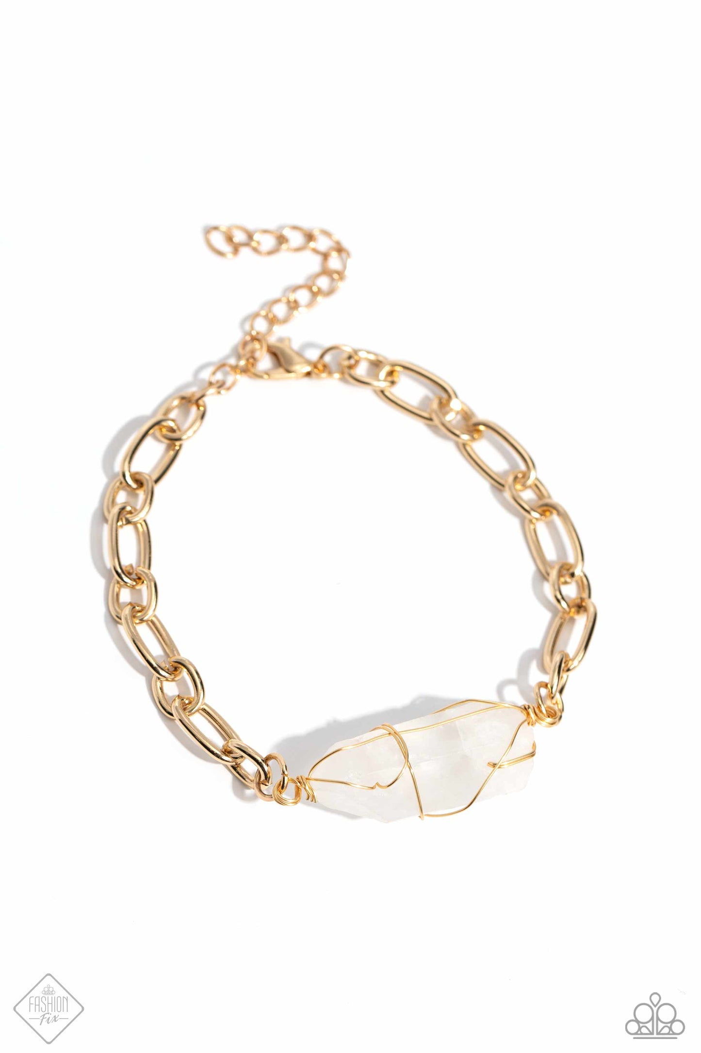 Paparazzi - Mineral Merit - Gold Bracelet