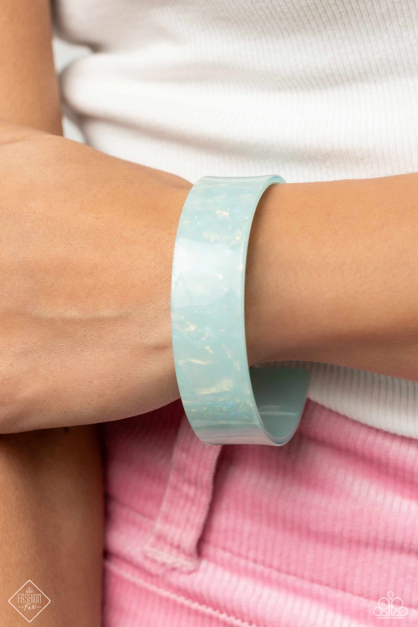 Pastel Pairing - Blue - Paparazzi Cuff Bracelet