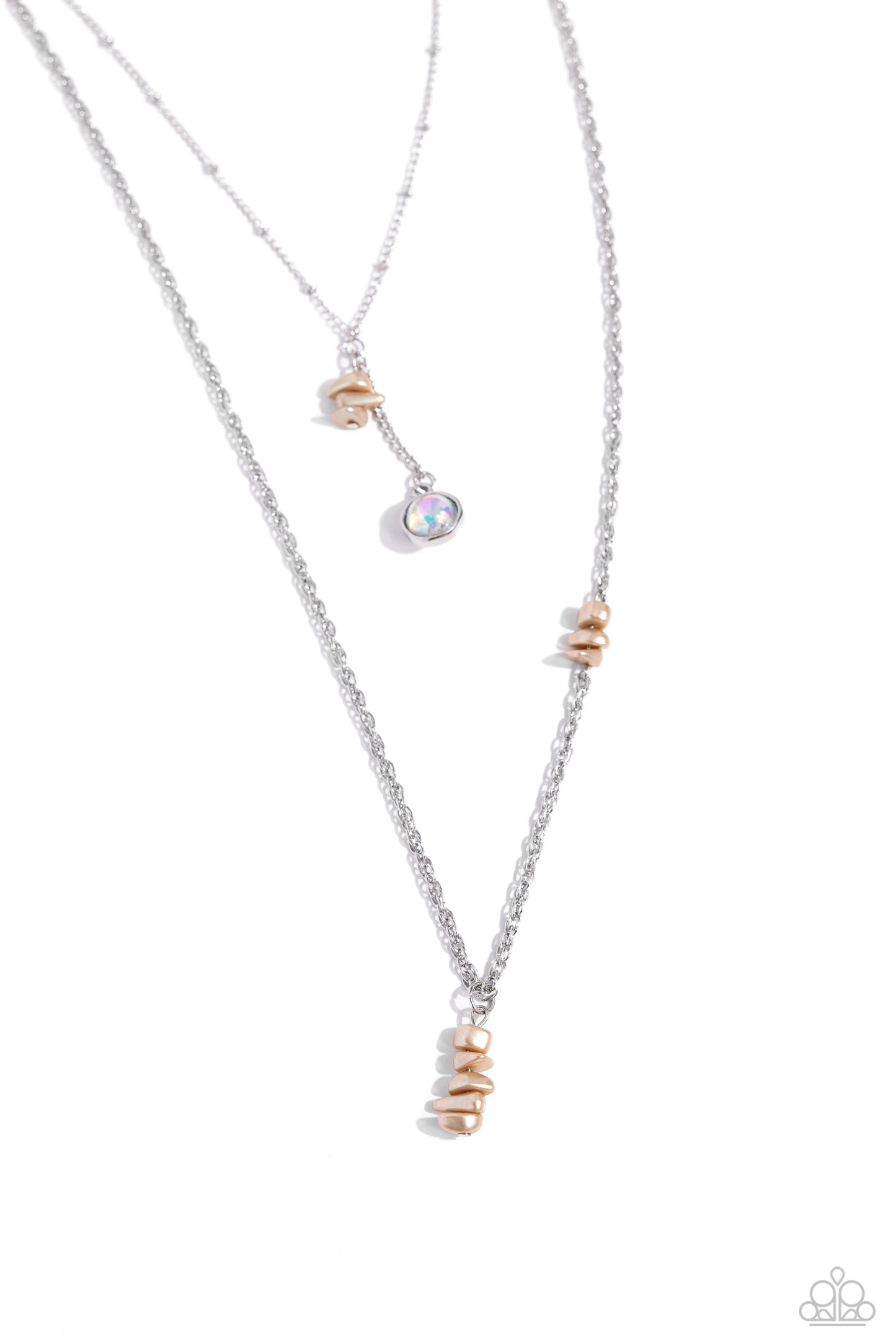 Leisurely Layered - Brown - Paparazzi Necklace