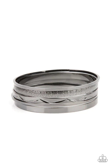 Paparazzi Stackable Style-Black Bracelet