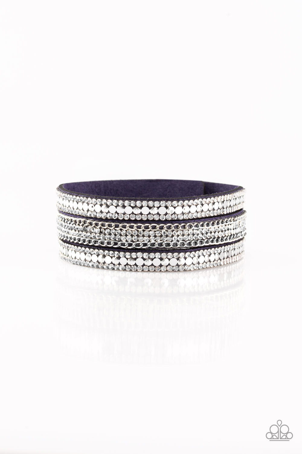 Fashion Fanatic - Blue Snap Bracelet Paparazzi