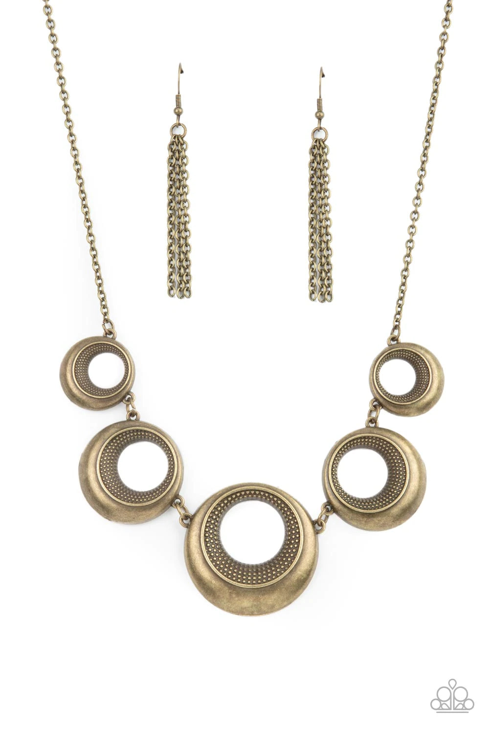 Paparazzi Solar Cycle - Brass Necklace
