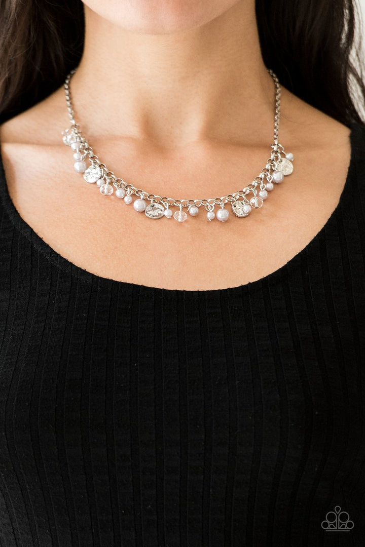 Paparazzi Coastal Cache - Silver Necklace