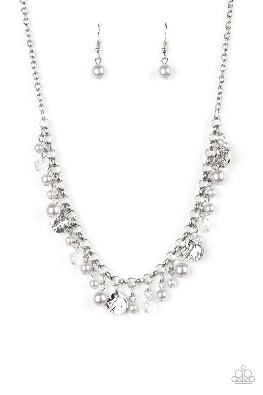 Paparazzi Coastal Cache - Silver Necklace