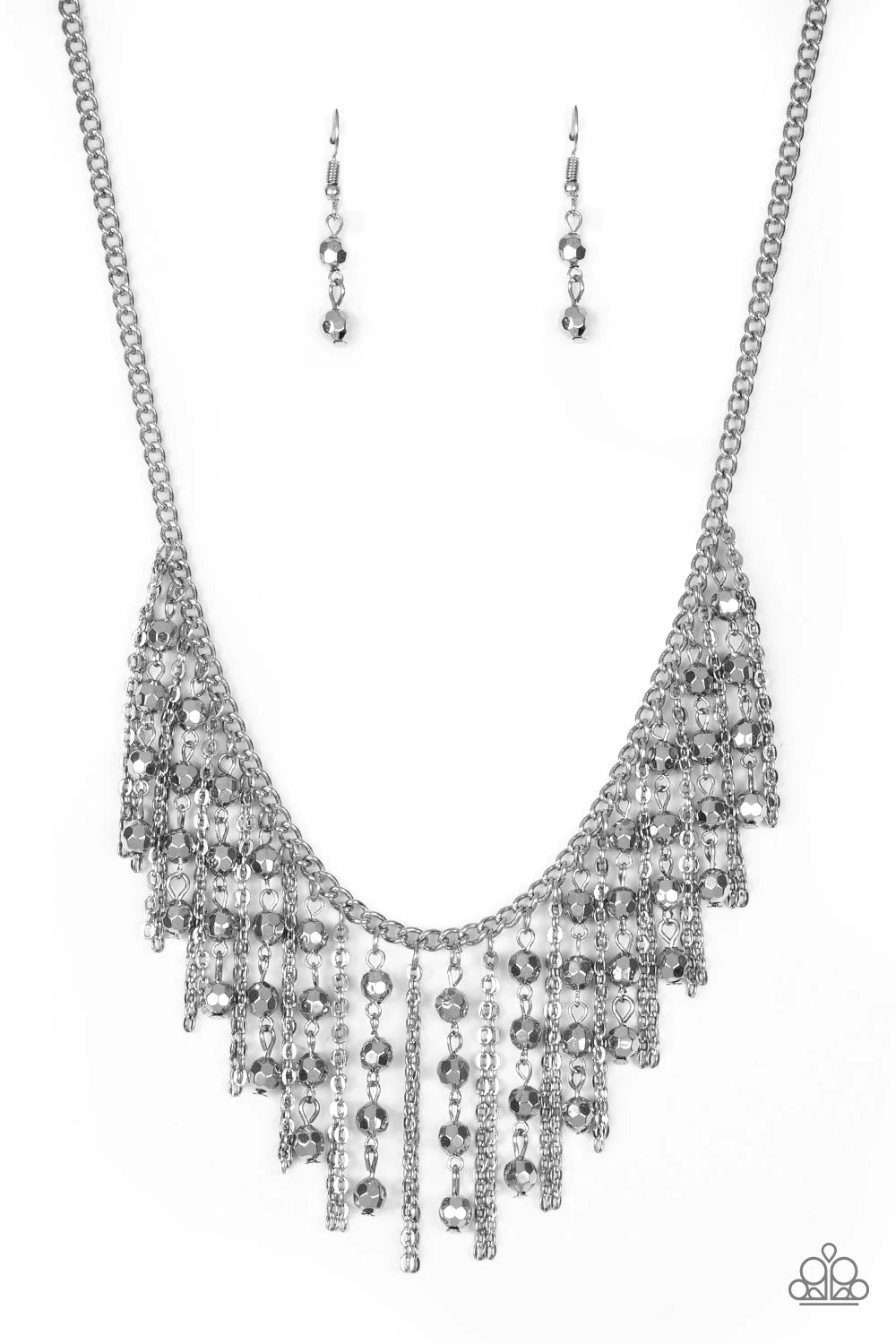 Rebel Remix - Silver Necklace Paparazzi