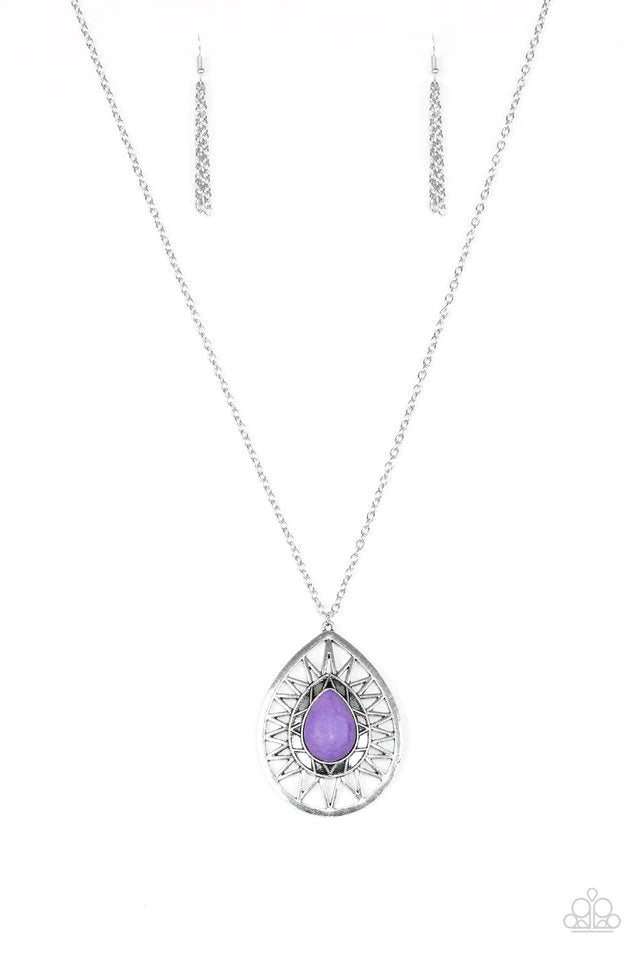 Paparazzi Summer Sunbeam Purple Necklace