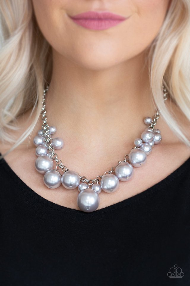 Paparazzi Broadway Belle - Silver Necklace Paparazzi