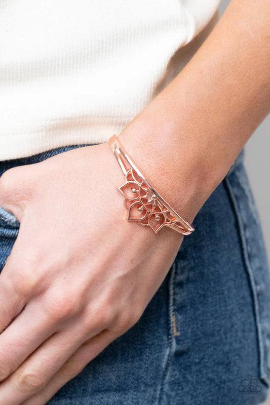 Mandala Mindfulness - Shiny Copper Bracelet - Paparazzi