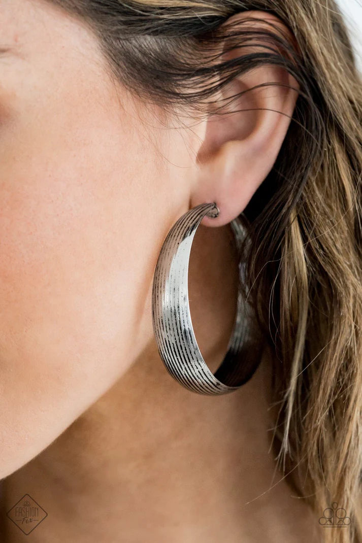 Paparazzi Desert Wanderings Silver Earrings