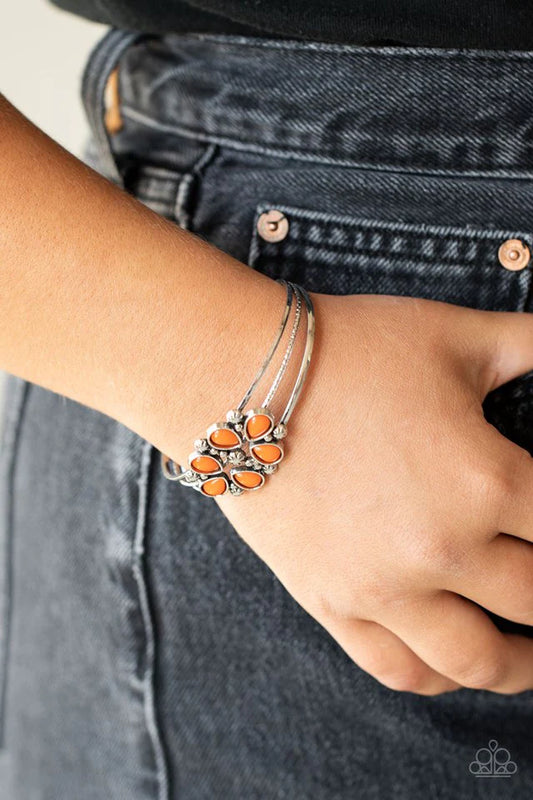 Paparazzi Taj Mahal Meadow Orange Bracelet