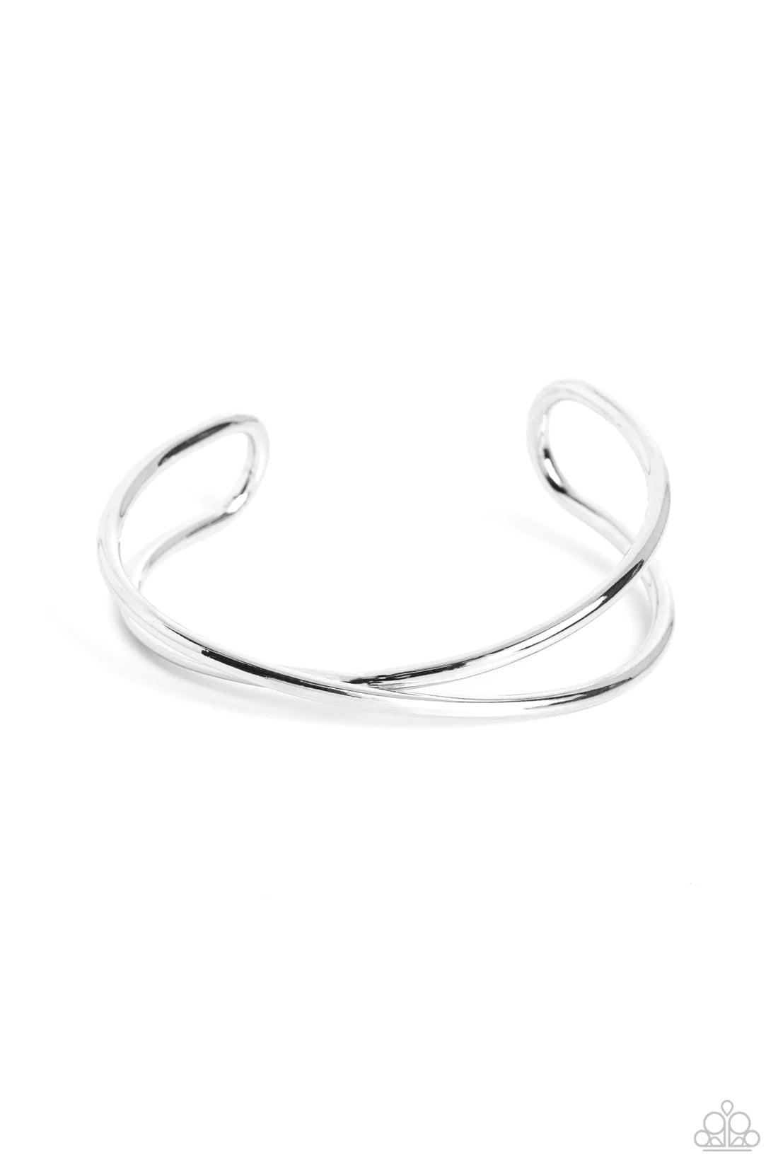 Paparazzi Teasing Twist Silver Bracelet