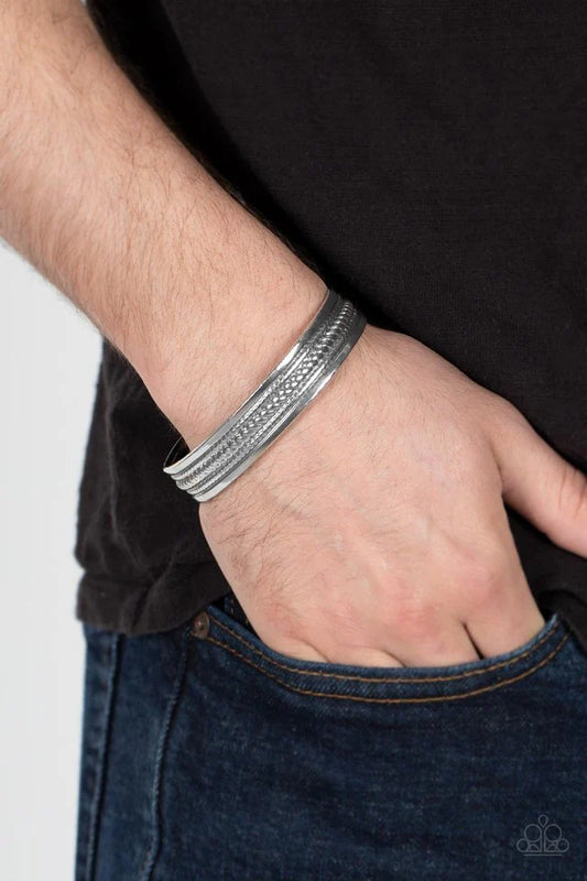 Paparazzi Urban Expedition Silver Bracelet