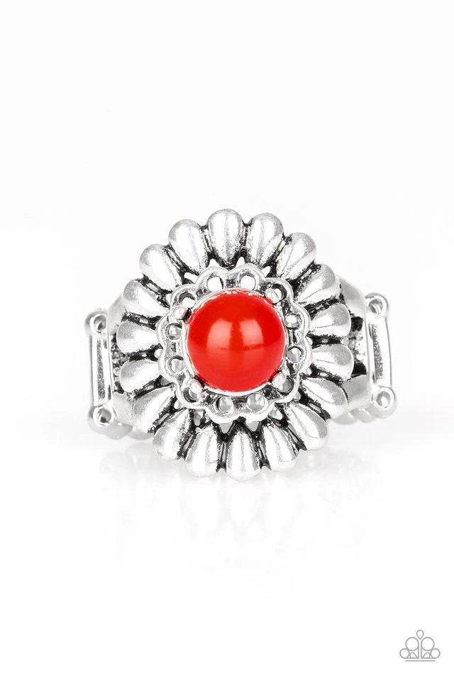 Paparazzi Poppy Pep - Red Ring