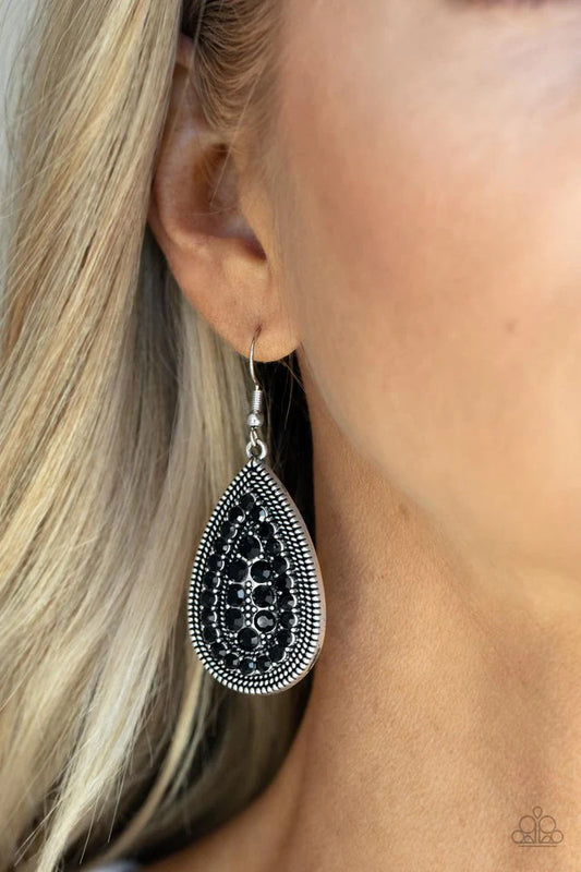Paparazzi ~ Interstellar Idol - Black Earrings