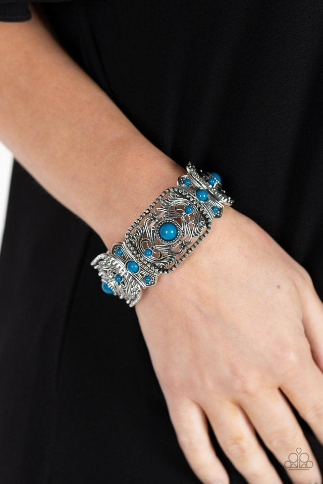 Paparazzi Bracelet ~ Going, Going, GONDOLA - Blue Bracelet