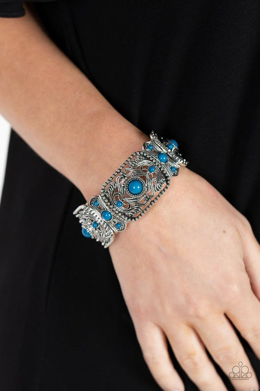 Paparazzi Bracelet ~ Going, Going, GONDOLA - Blue Bracelet