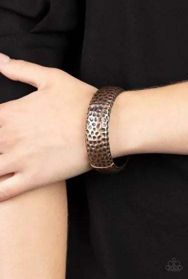 Paparazzi - Come Under The Hammer - Copper Bracelet