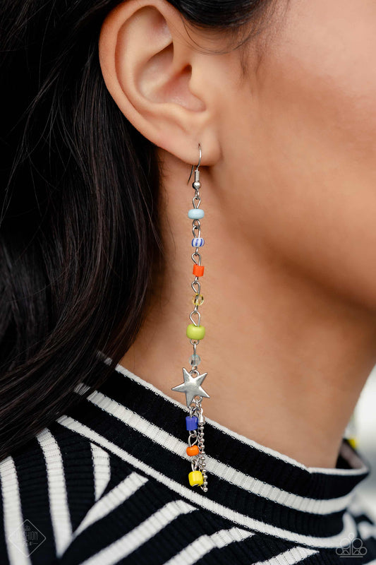 Paparazzi - Candid Collision Multi Color Earrings