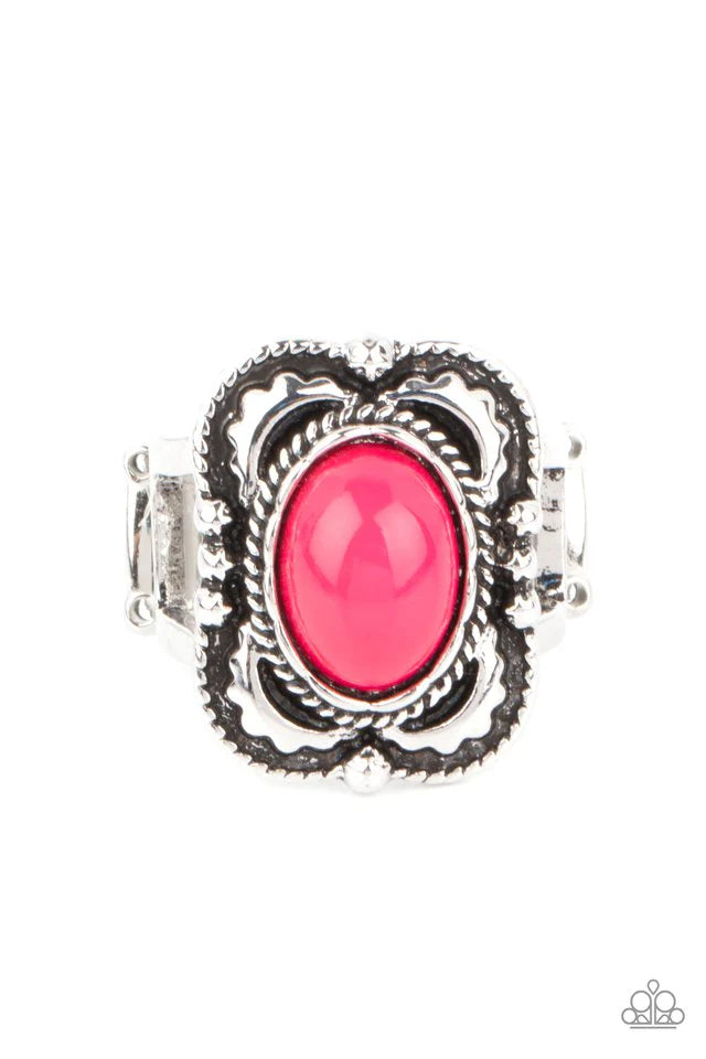 Vivaciously Vibrant - Pink Ring - Paparazzi