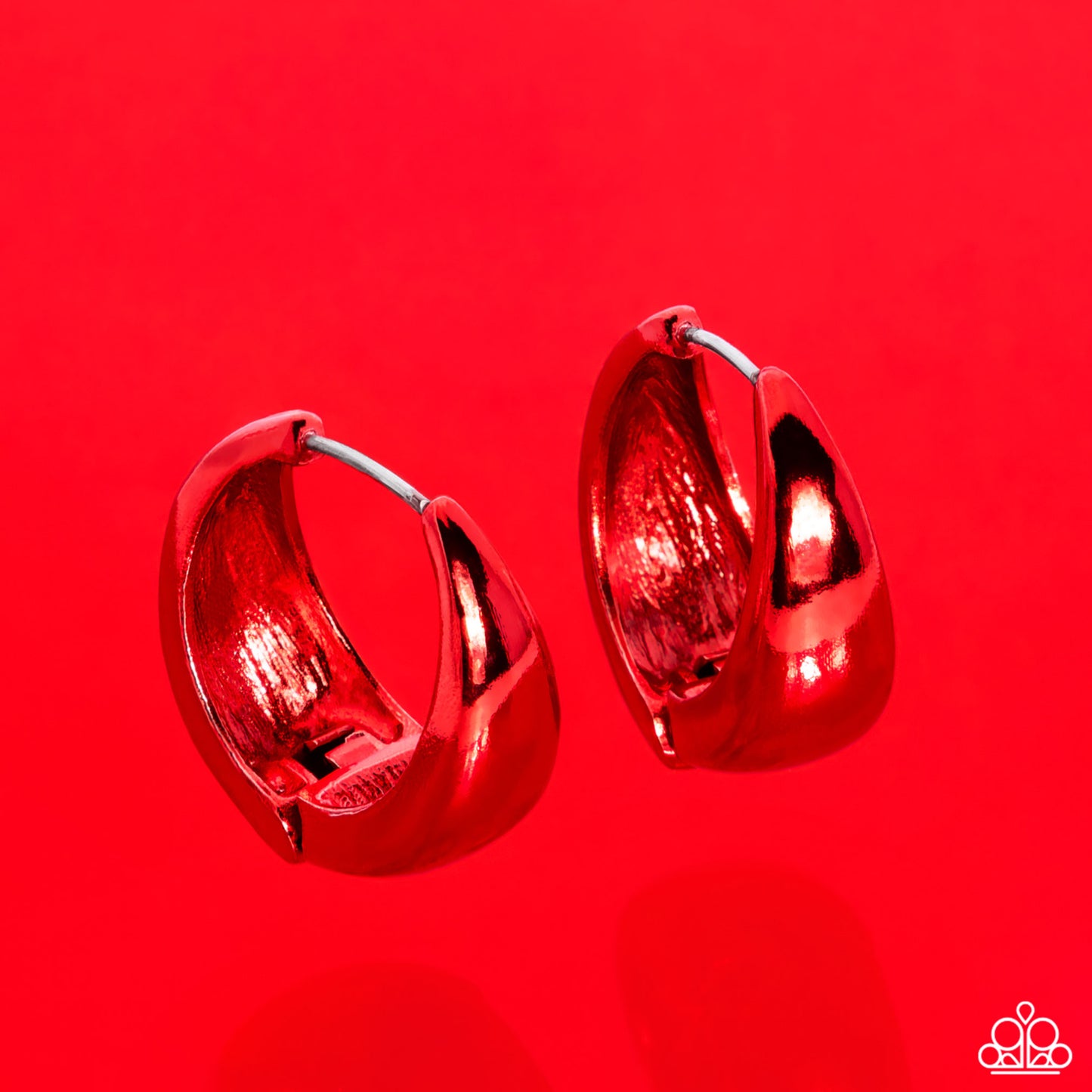 Paparazzi - Colorful Curiosity - Red Earrings