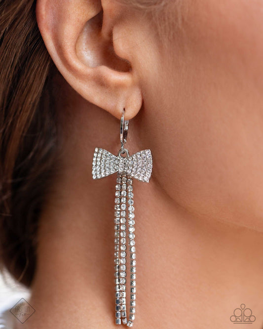 Dashing Daydream - white - Paparazzi Earrings