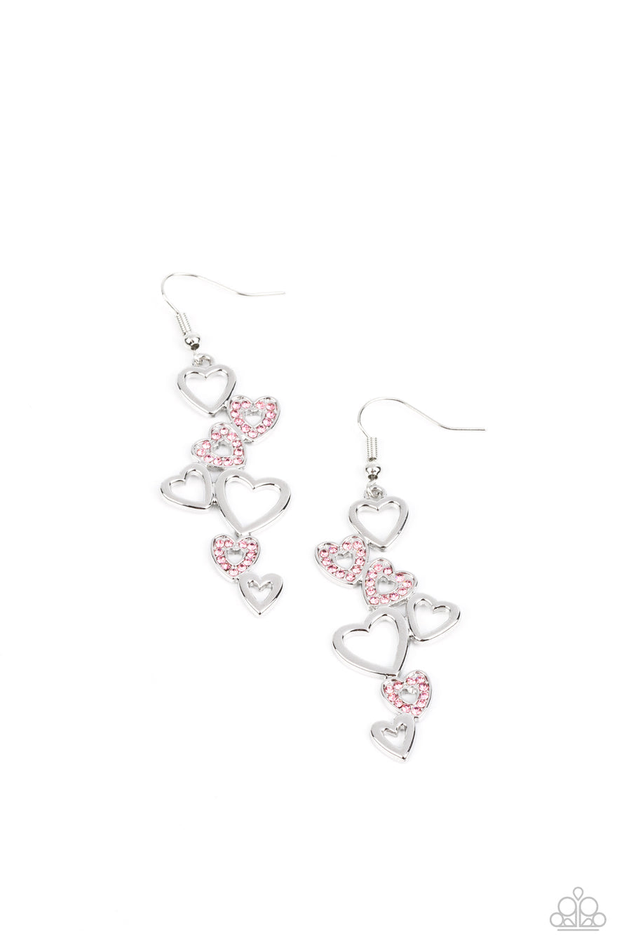 Paparazzi Sweetheart Serenade Pink Earrings