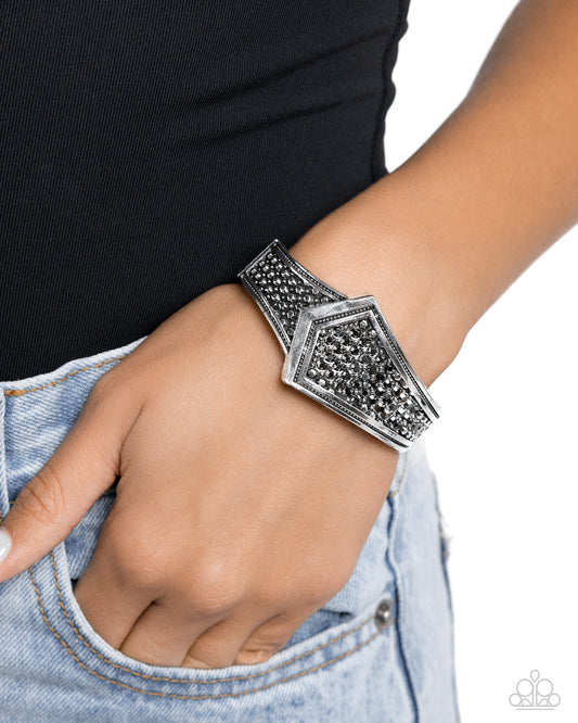 Paparazzi Order of the Arrow Silver Bracelet