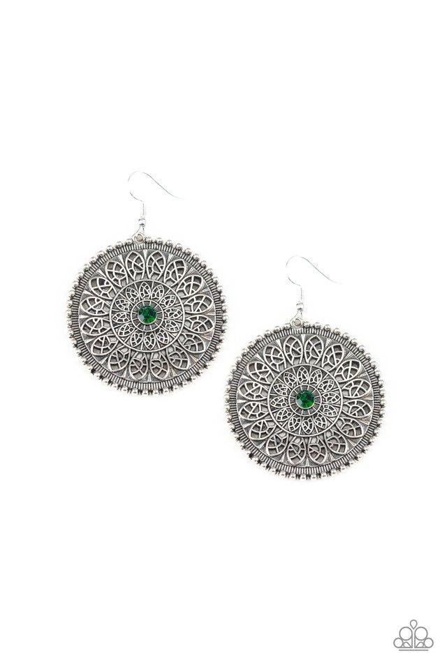 Paparazzi WHEEL and Grace Green Earrings