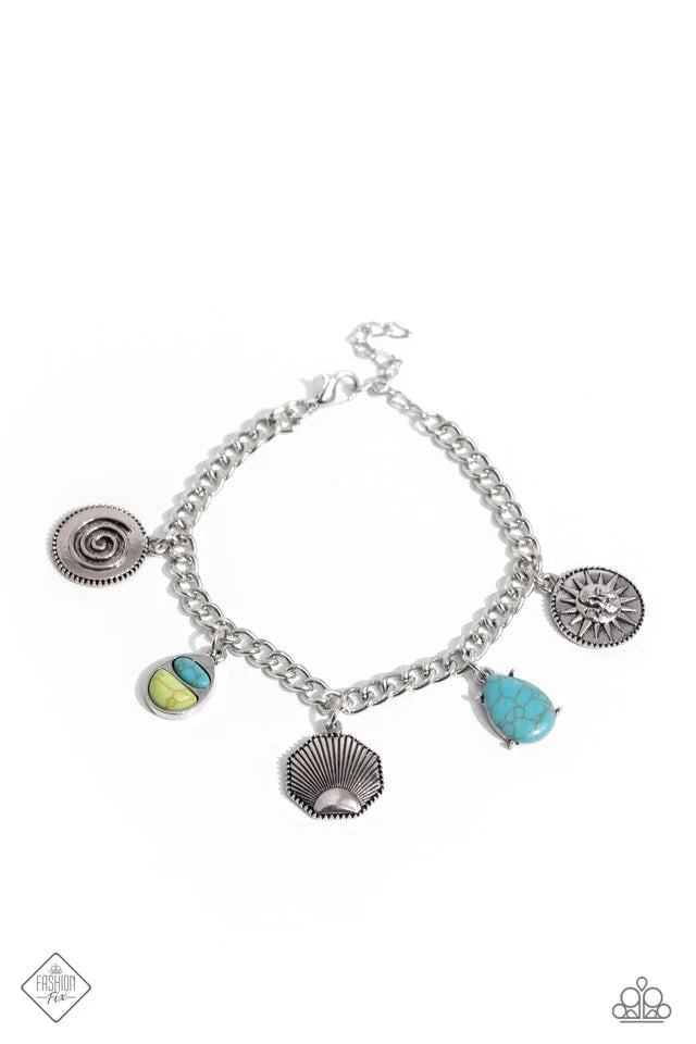 Paparazzi Bracelet ~ Nimble Nomad - Blue (Turquoise)