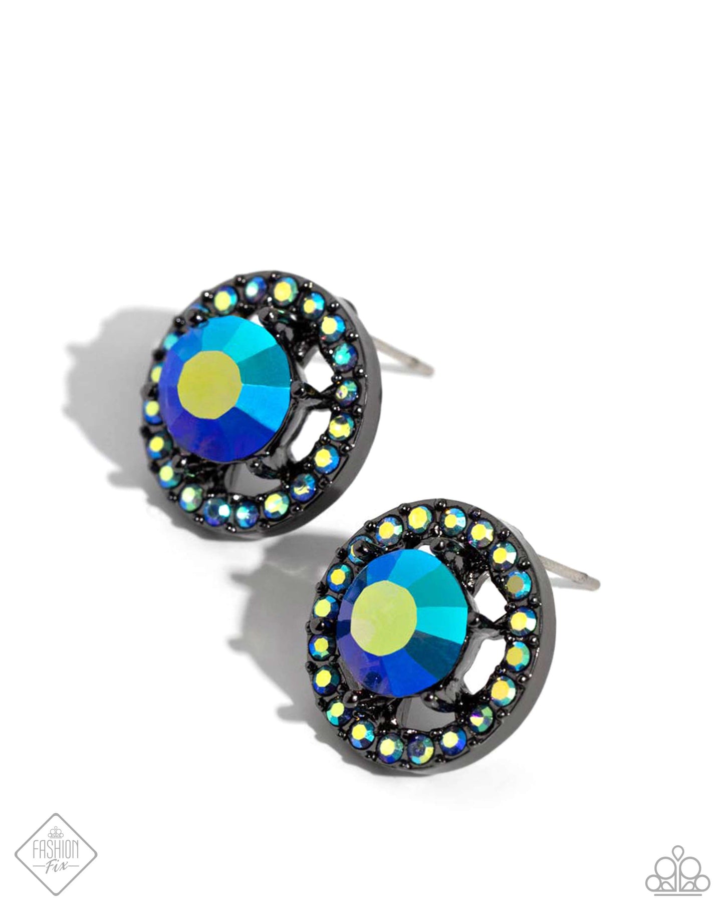 Paparazzi - Dynamic Dominance - Blue Earrings