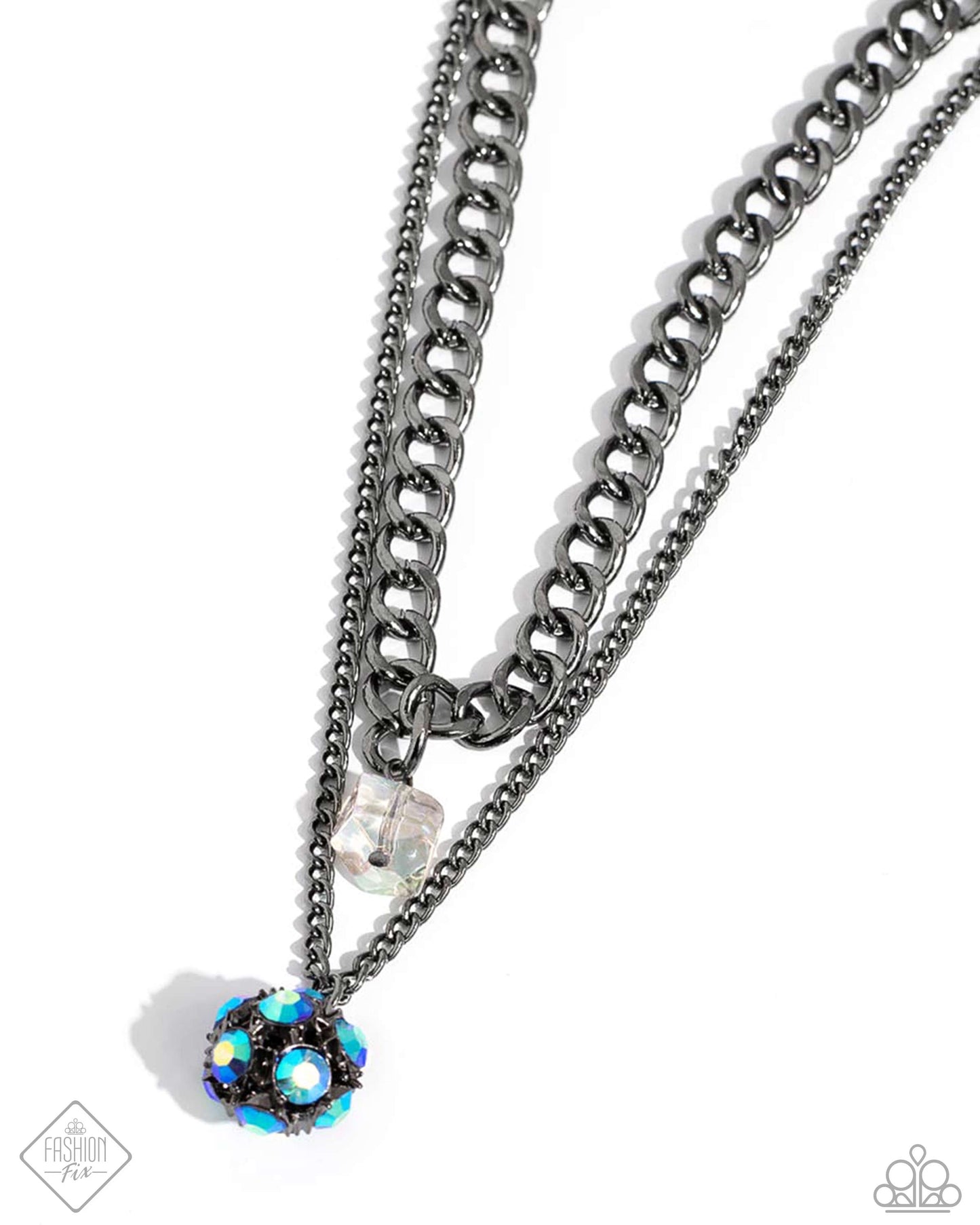 Paparazzi - Flair for the Fierce - Blue Necklace