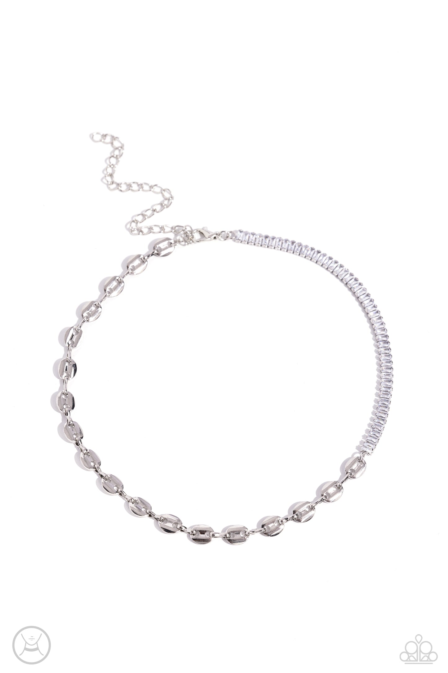 Dream Duo - Silver Paparazzi Necklace