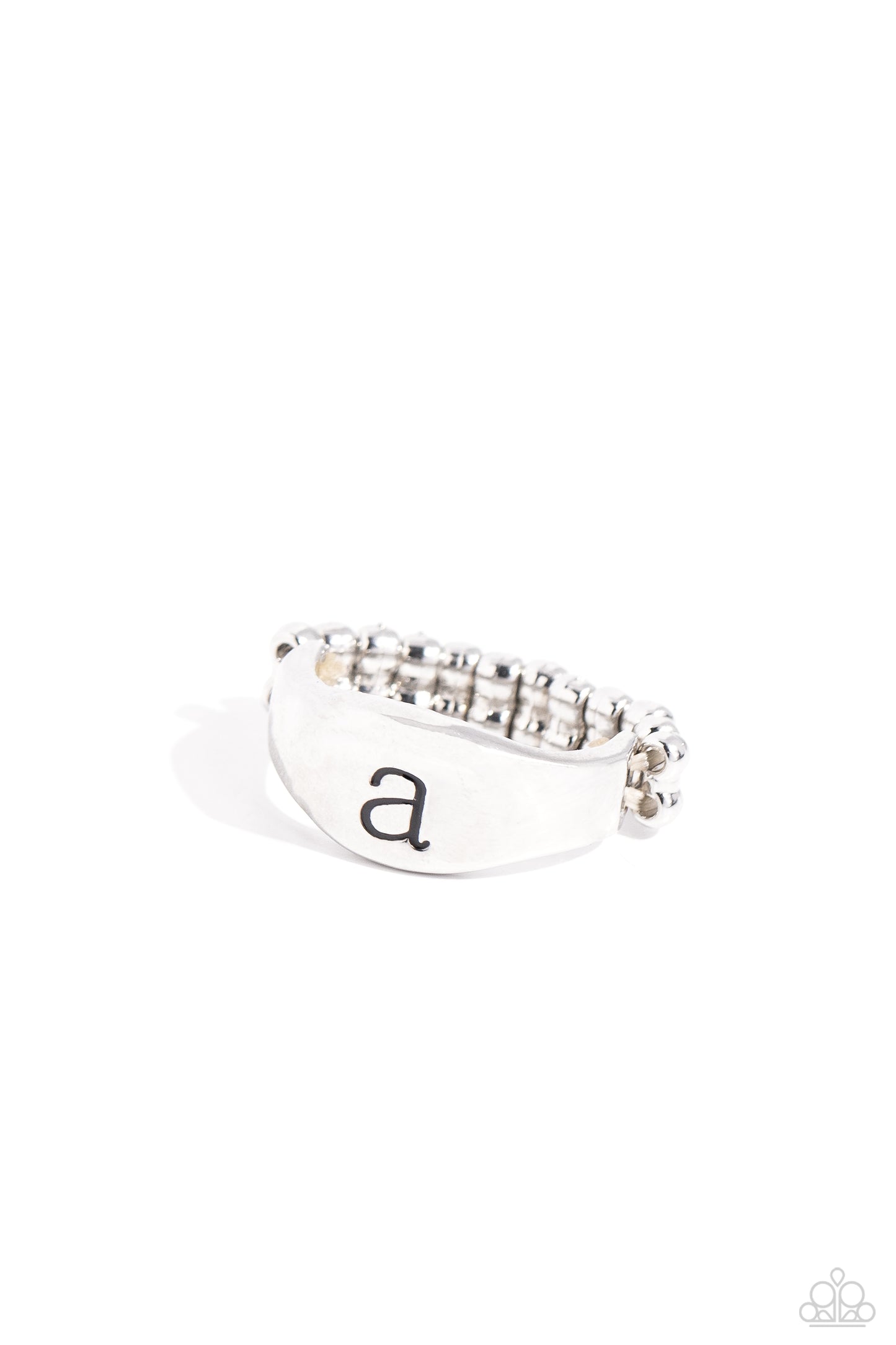 Paparazzi Monogram Memento Letter- A Silver Ring