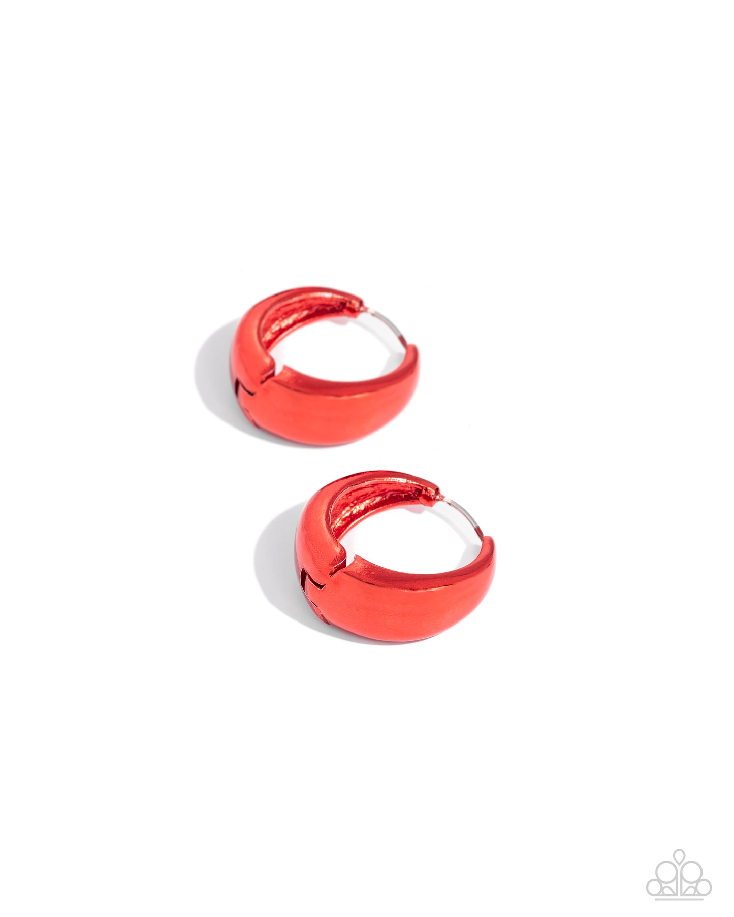 Paparazzi - Colorful Curiosity - Red Earrings