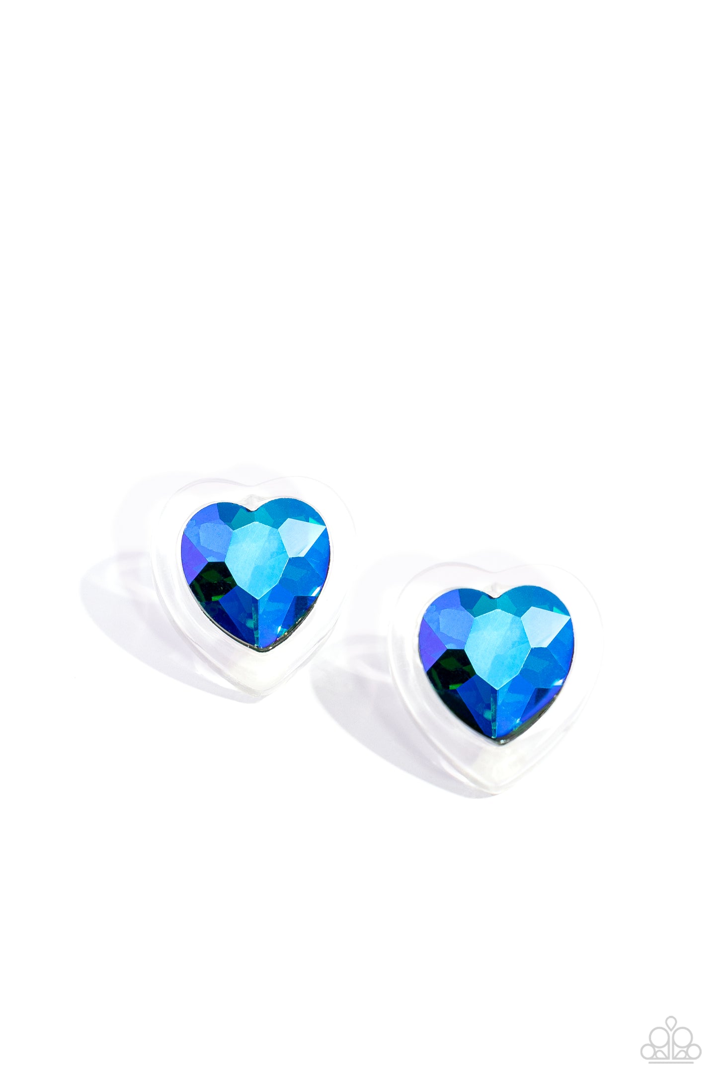 Paparazzi - Heart-Pounding Haute - Green-Blue Earrings