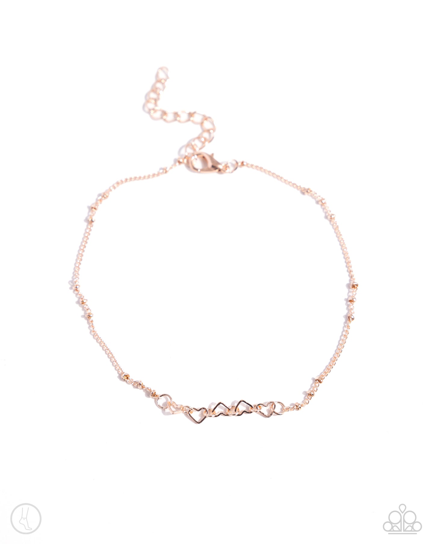 Paparazzi - Satellite Shimmer - Rose Gold ANKLET