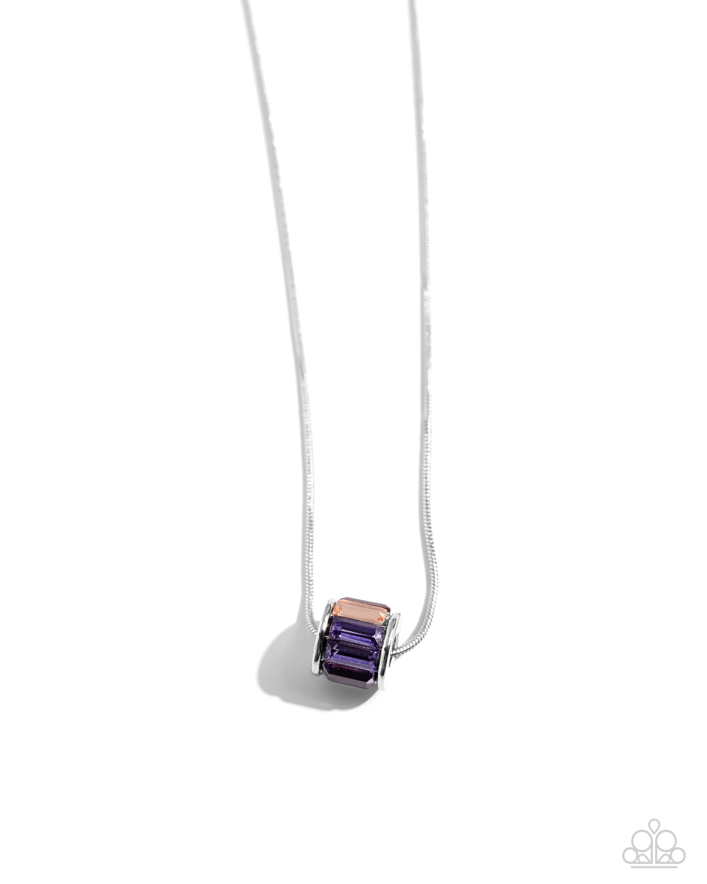 Warden Wheel - Purple - Paparazzi Necklace