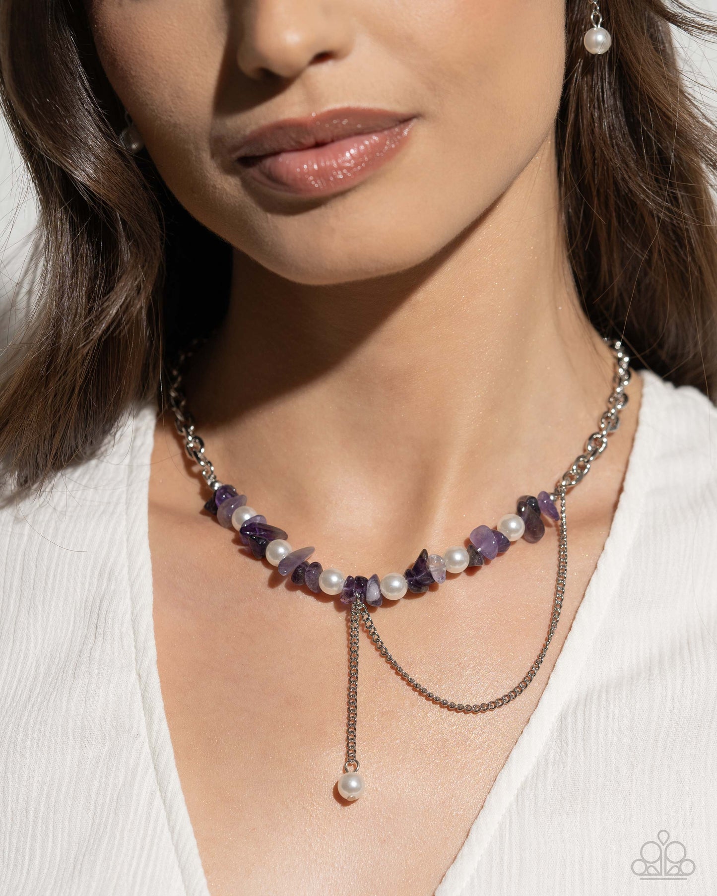 Paparazzi Nostalgically Noble Purple Necklace